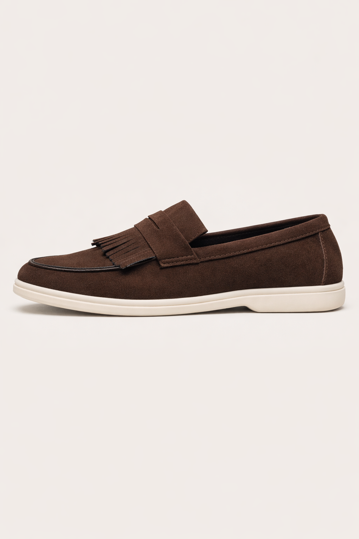 Matte Slipper mit Fransen für Männer - Harrison