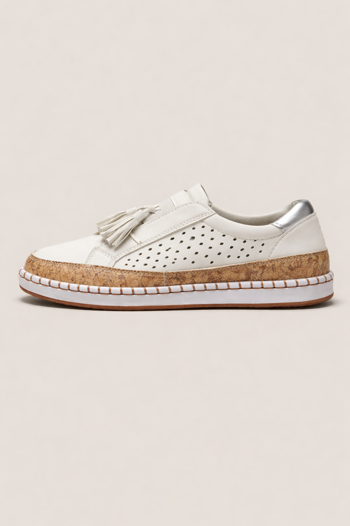 Flache Damen-Slipper mit Quasten - Madison