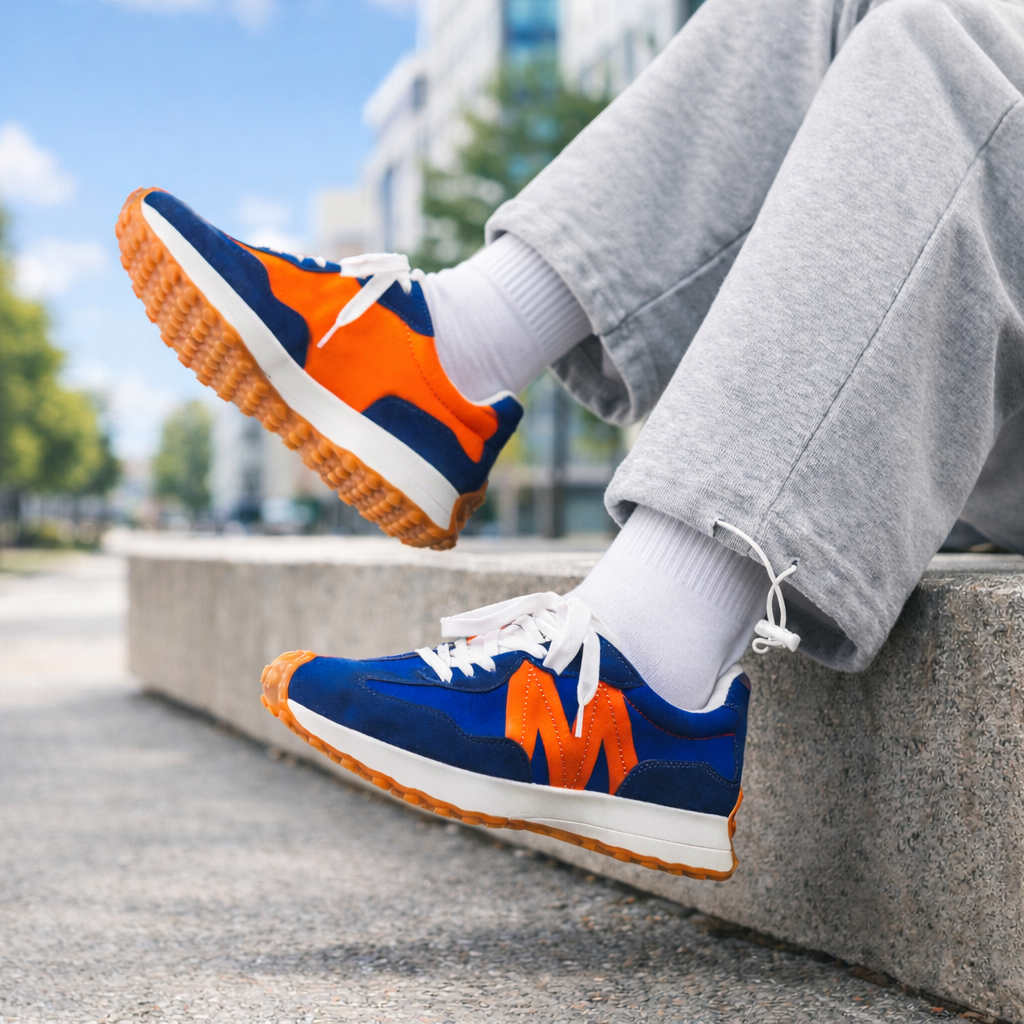 Canvas-Turnschuhe für Männer mit urbanem Profil - Mailand