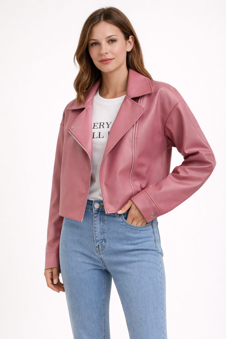 Kurze Jacke mit Reißverschluss im urbanen Stil für Damen - Sirel
