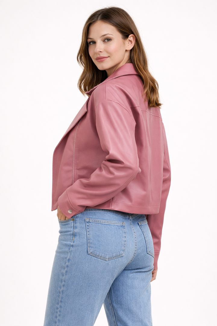 Kurze Jacke mit Reißverschluss im urbanen Stil für Damen - Sirel