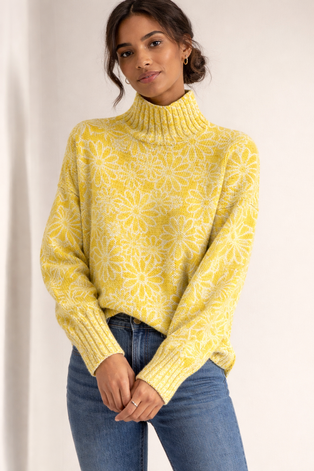 Locker sitzender Rollkragenpullover für Frauen - Nerava