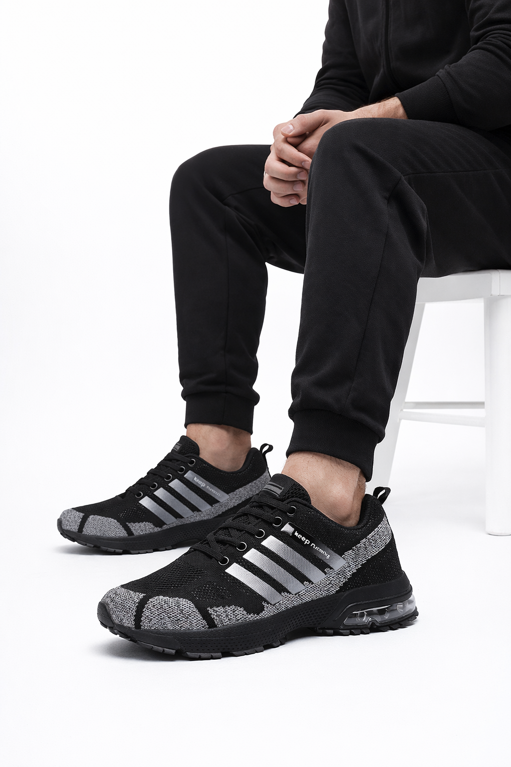 Herren-Laufschuhe mit Luftpolsterung - Iker