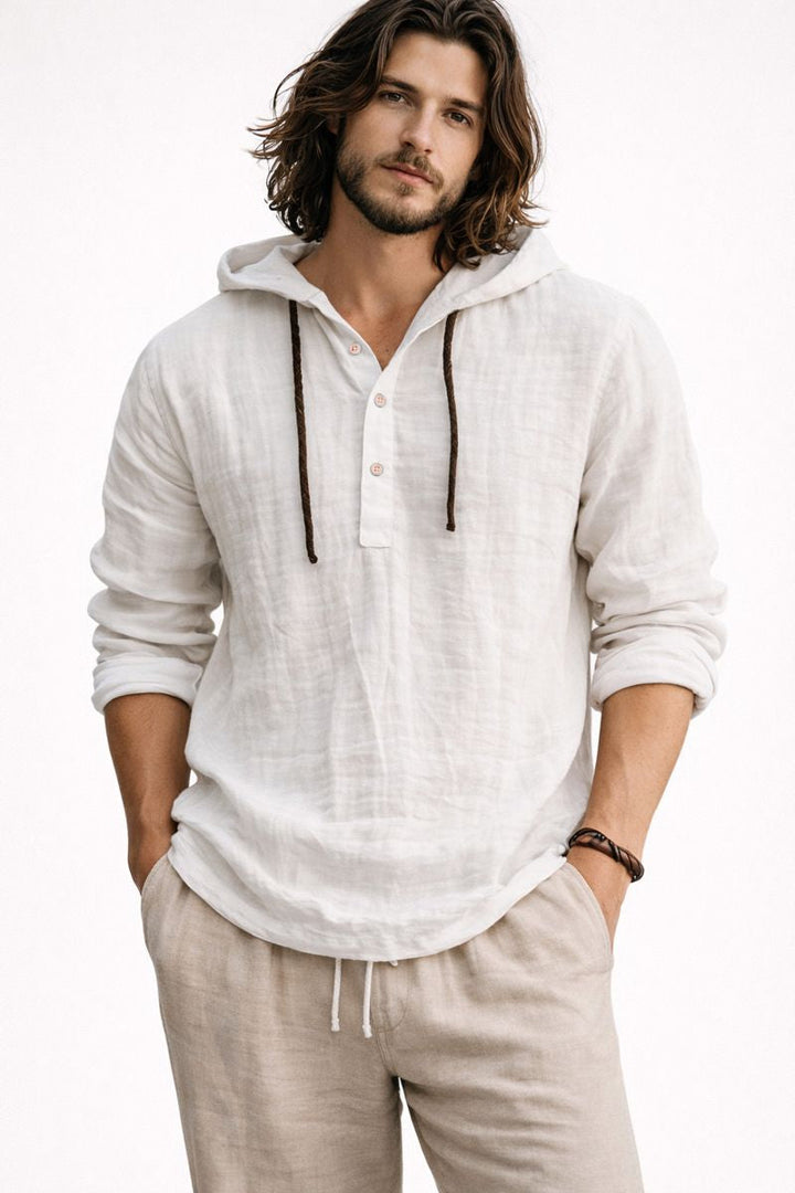 Gerade geschnittenes Herrenhemd - Tarev