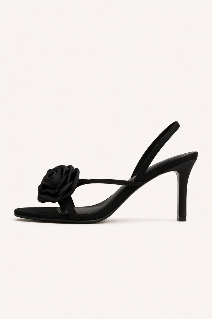 Party-Sandalen mit Blumenabsatz für Frauen - Kiara