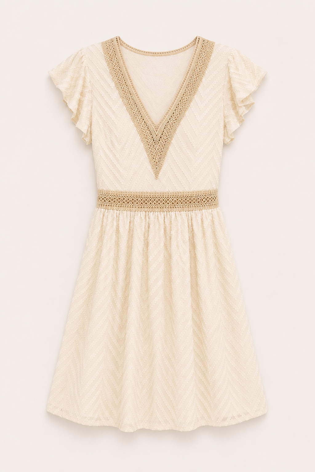 Boho-Sommerkleid für Damen mit kurzen Ärmeln – Maja