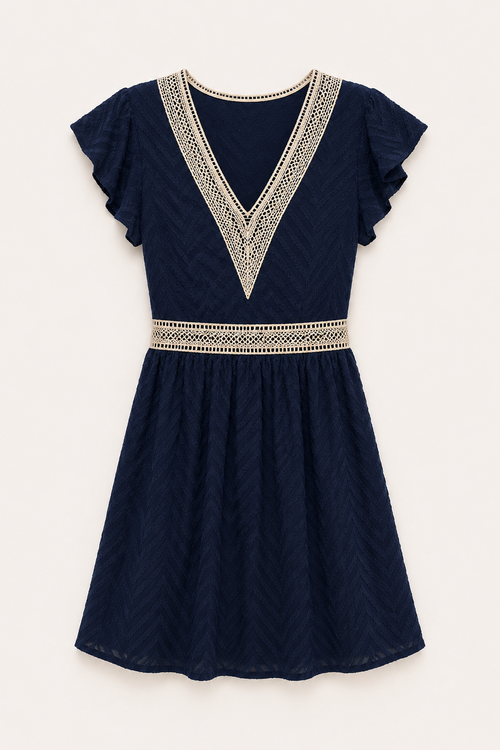 Boho-Sommerkleid für Damen mit kurzen Ärmeln – Maja