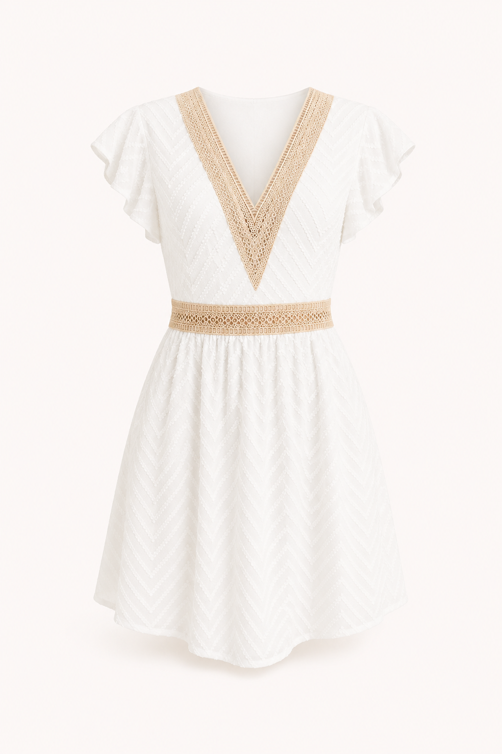 Boho-Sommerkleid für Damen mit kurzen Ärmeln – Maja