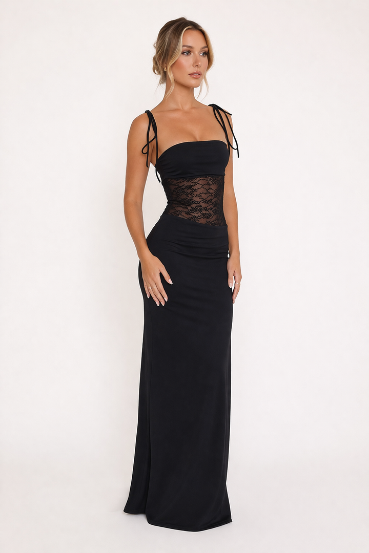 Langes Partykleid aus Spitze für Frauen - Rina