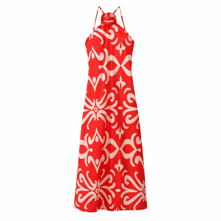 Kleid aus geblümtem Stoff für Frauen - Kaja