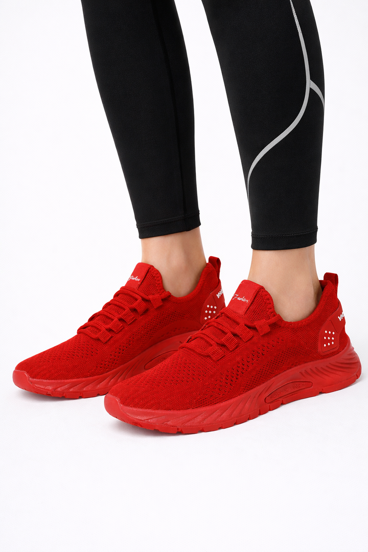 Sajeale Frauen Stretch gestrickt Sportschuhe - Sajeale
