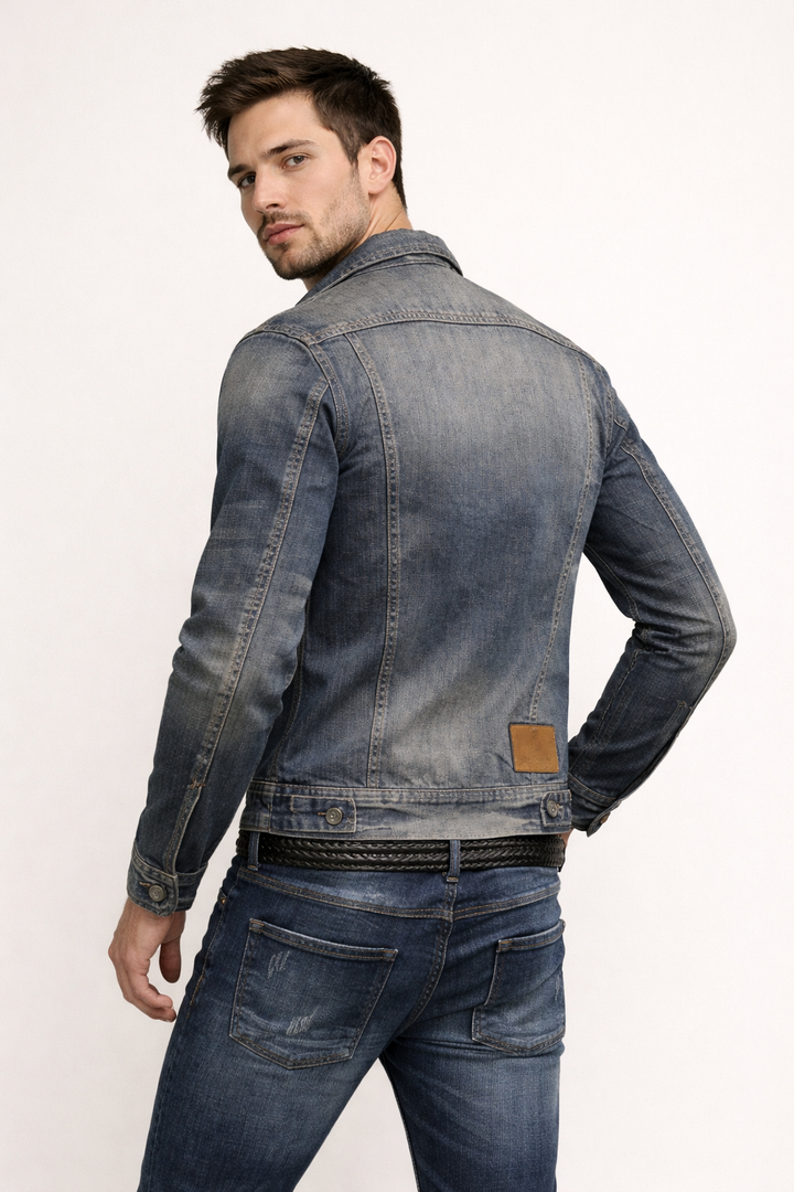 Legere Herren-Jeansjacke für den Frühling - Roberto