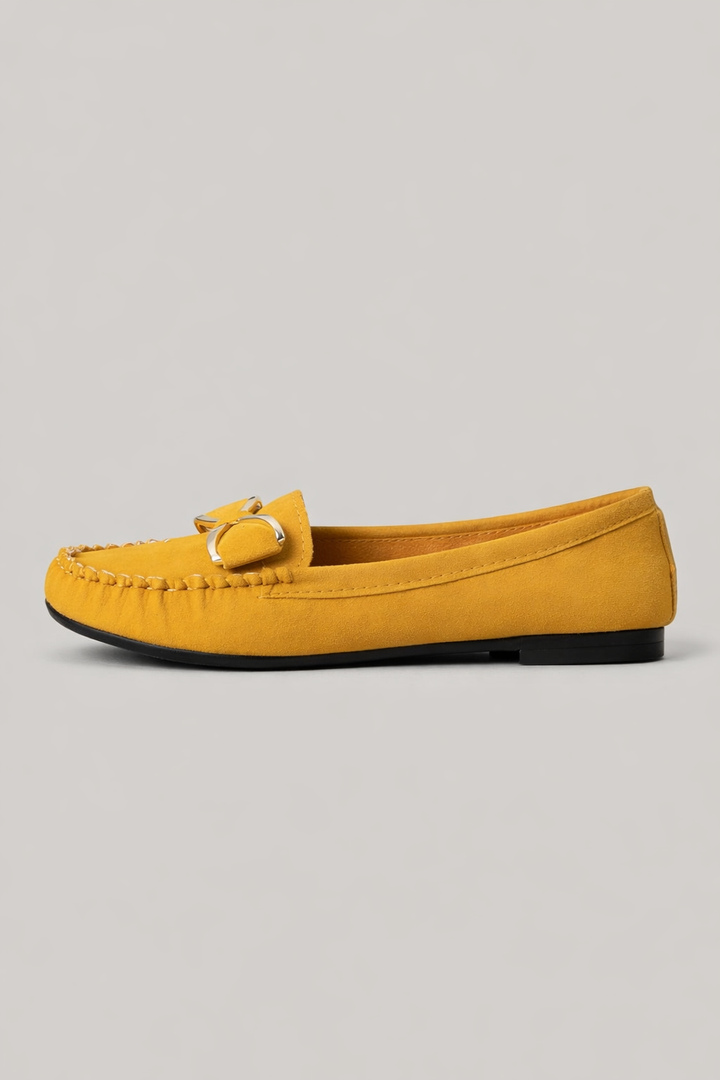 Damen Metallic-Schleifen-Slipper - Beatrice