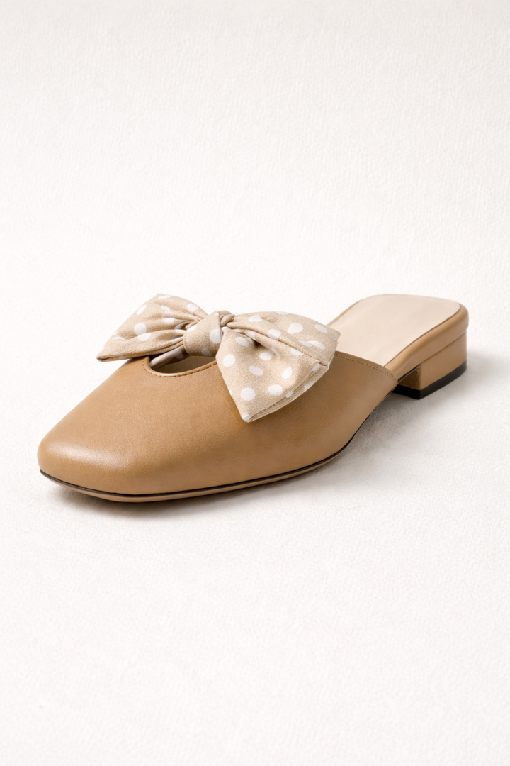 Elegante Damen-Slipper mit quadratischer Spitze - Fiorella