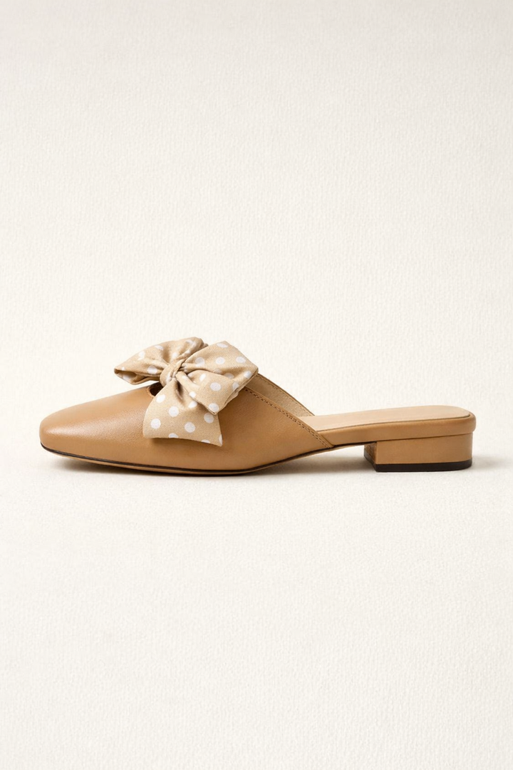 Elegante Damen-Slipper mit quadratischer Spitze - Fiorella