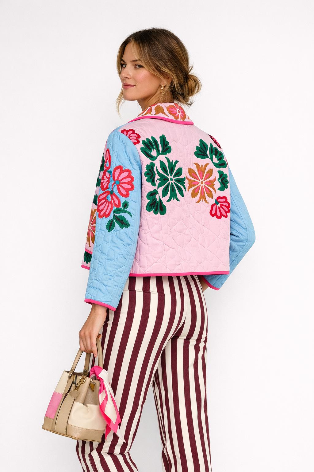 Jacke mit Frühlingsmotiv für Frauen - Madison