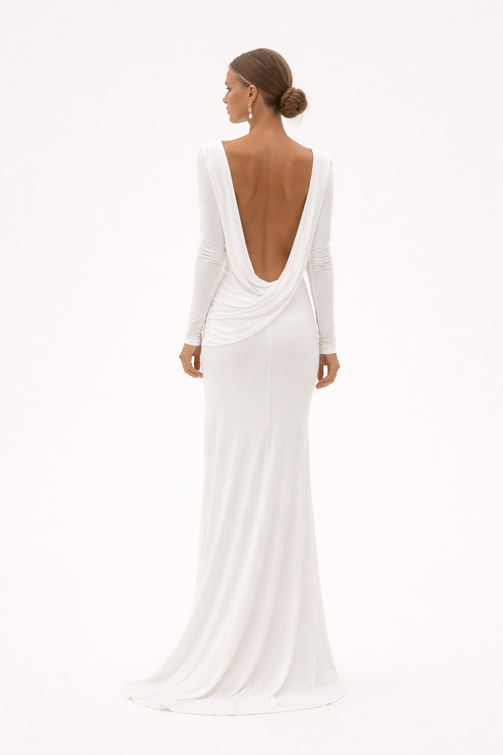 Drapiertes Maxikleid für Frauen - Hanna
