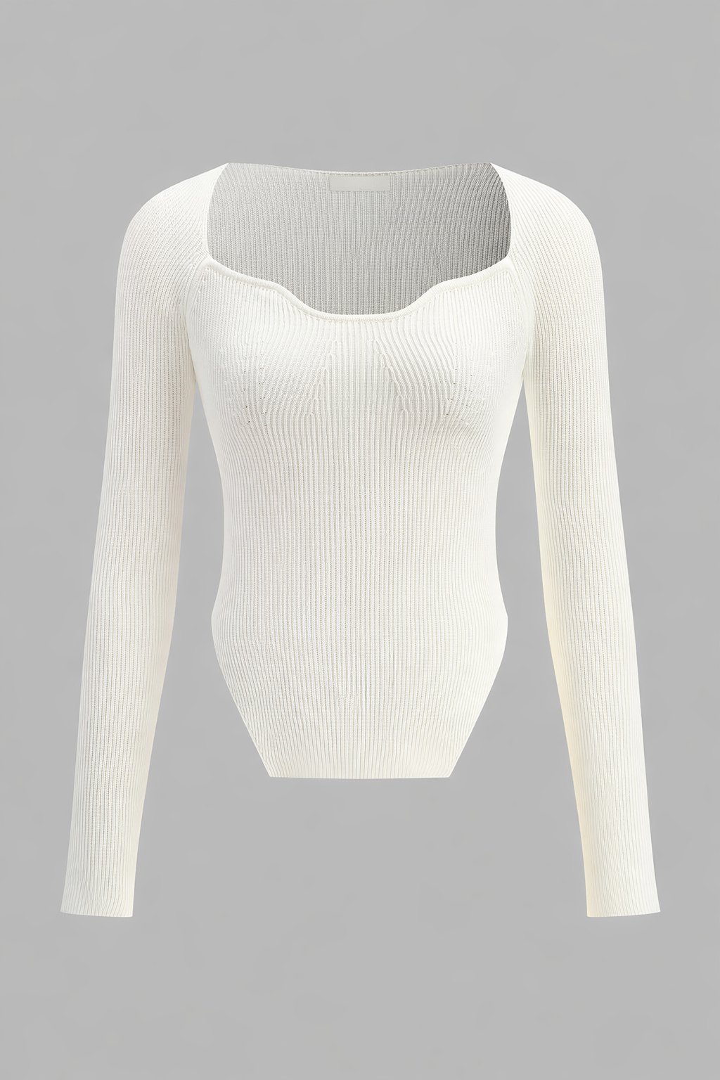 Gestricktes Damen-Top mit herzförmigem Ausschnitt - Brynhildr
