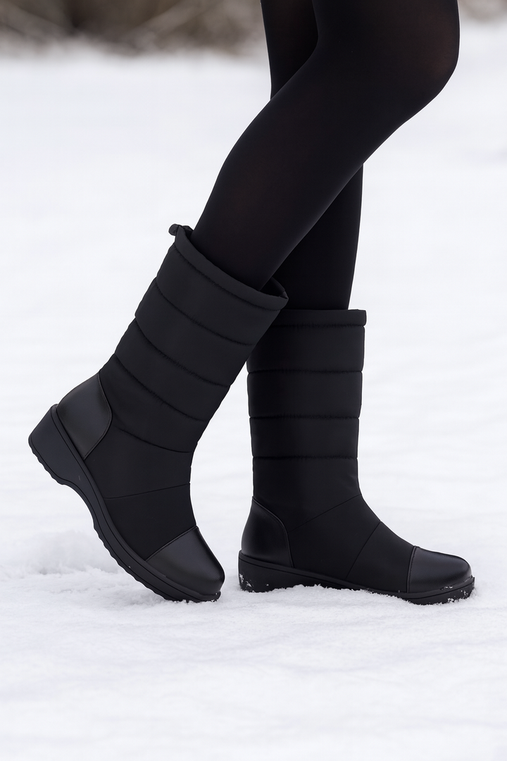 Gesteppte Damenstiefeletten für den Winter - Ciara