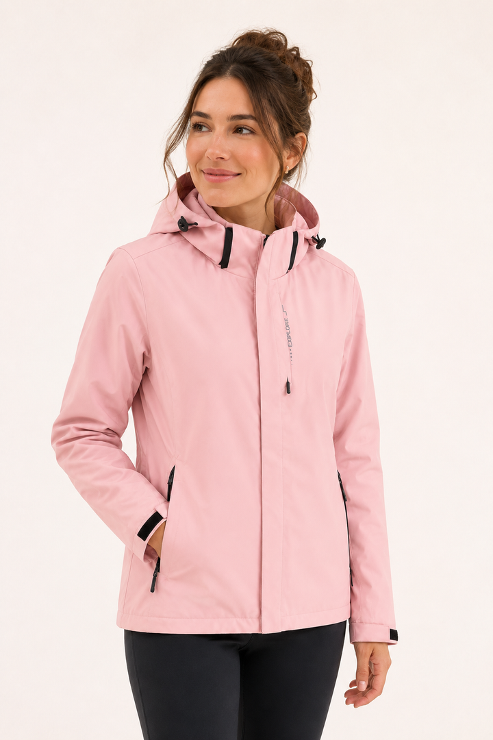 Unisex-Jacke, wasserdicht und winddicht, mit durchgehendem Reißverschluss – Shocks