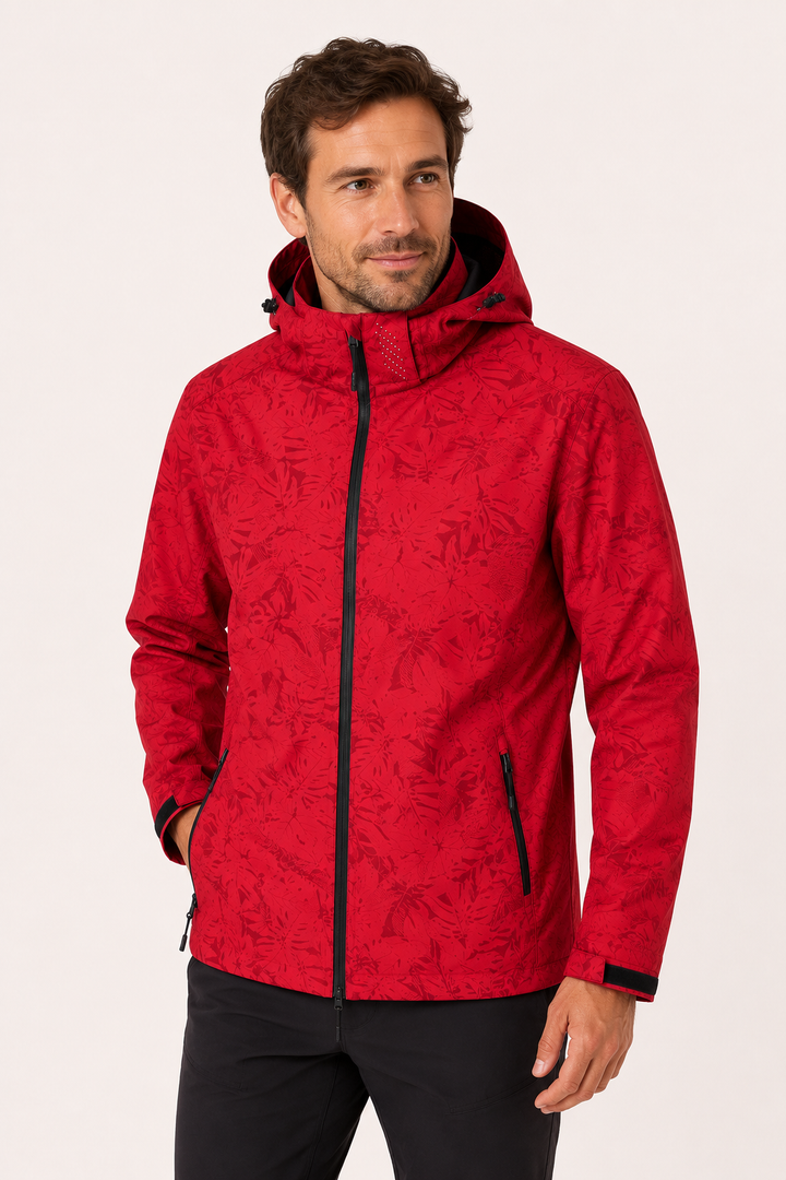 Leichte, winddichte Unisex-Jacke mit Kapuze und Reißverschluss – Fassher