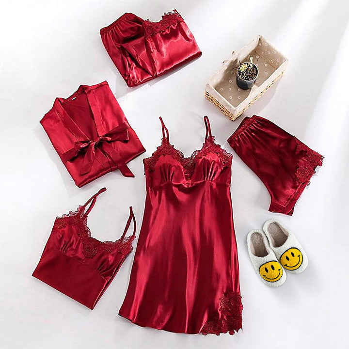 Damen-Pyjama-Set aus Satin - Klea