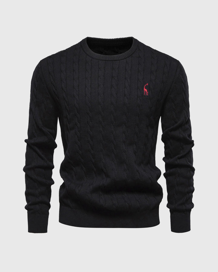 Geflochtener Strickpullover für Männer - Lioren