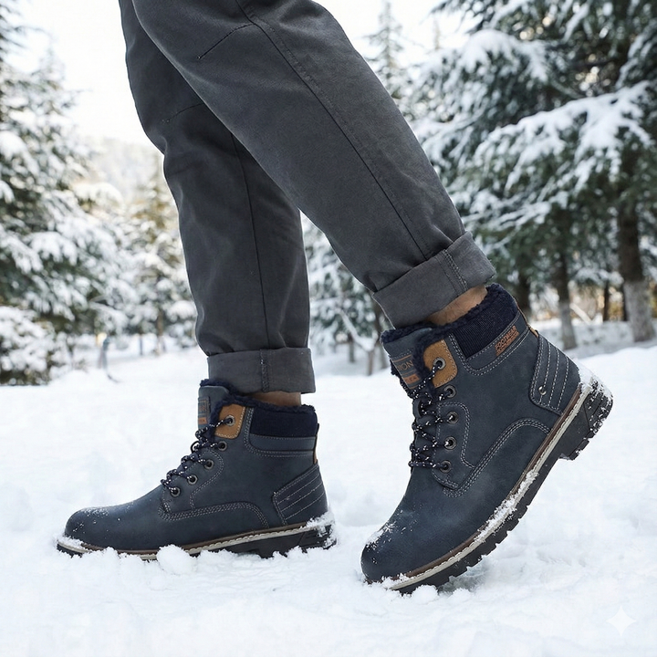 Herren-Winterstiefel mit Thermofutter und robuster Sohle - Karsen