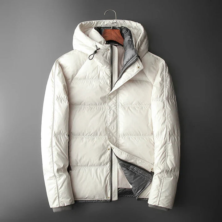 Steppjacke mit Kapuze und Kontrastfutter - Mark
