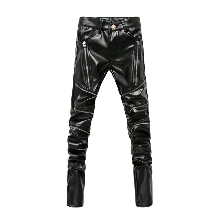 Slim Fit-Hose mit Ledereffekt für Herren - Lurien