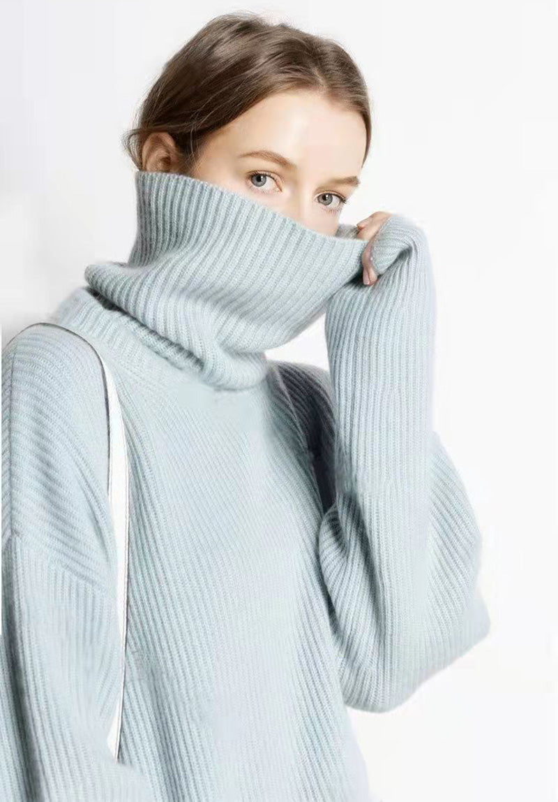 Claudine - Lockerer und lässiger Rollkragenpullover