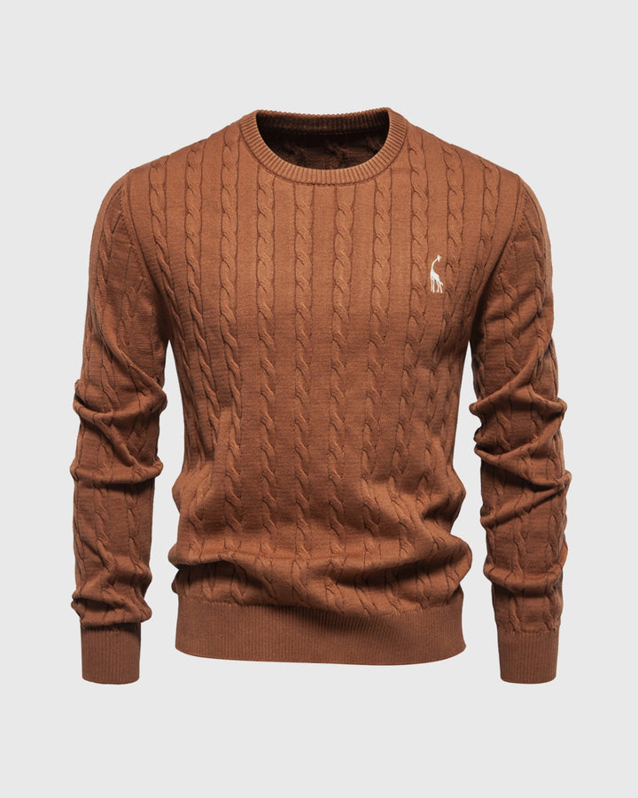 Geflochtener Strickpullover für Männer - Lioren