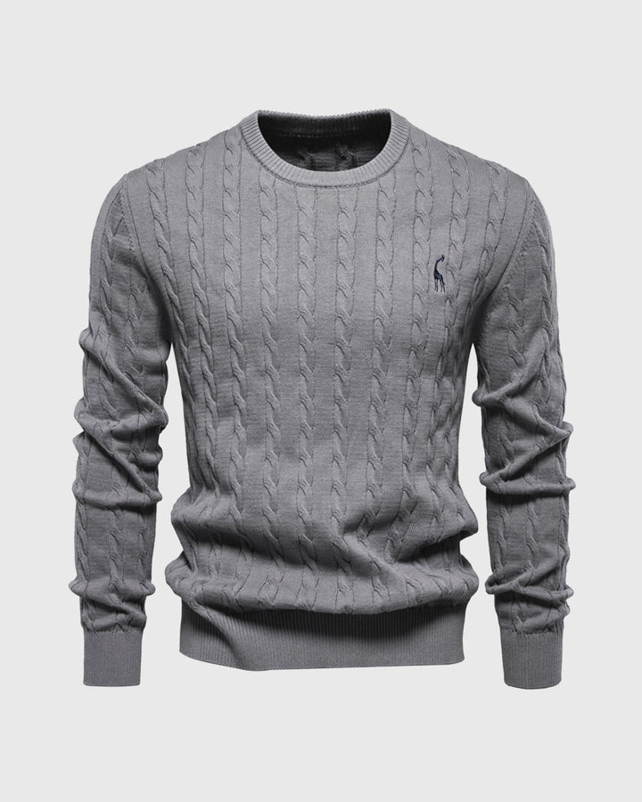 Geflochtener Strickpullover für Männer - Lioren