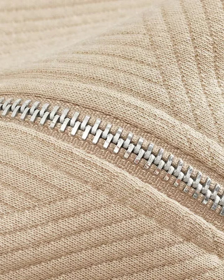 Herrenpullover mit Polokragen und Reißverschluss – Gauthier