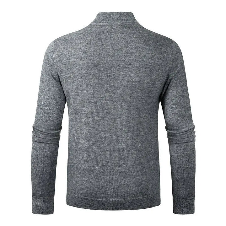 Strickpullover mit halbem Reißverschluss – Nivard
