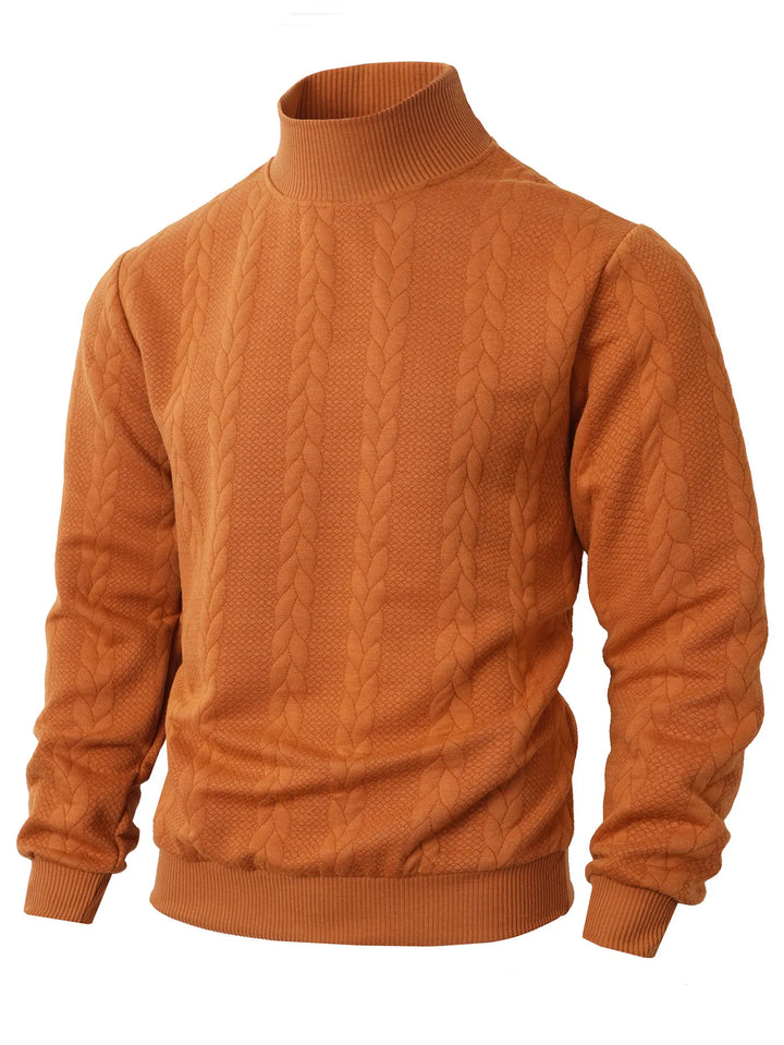 Herren-Strickpullover mit Rollkragen - Matteo