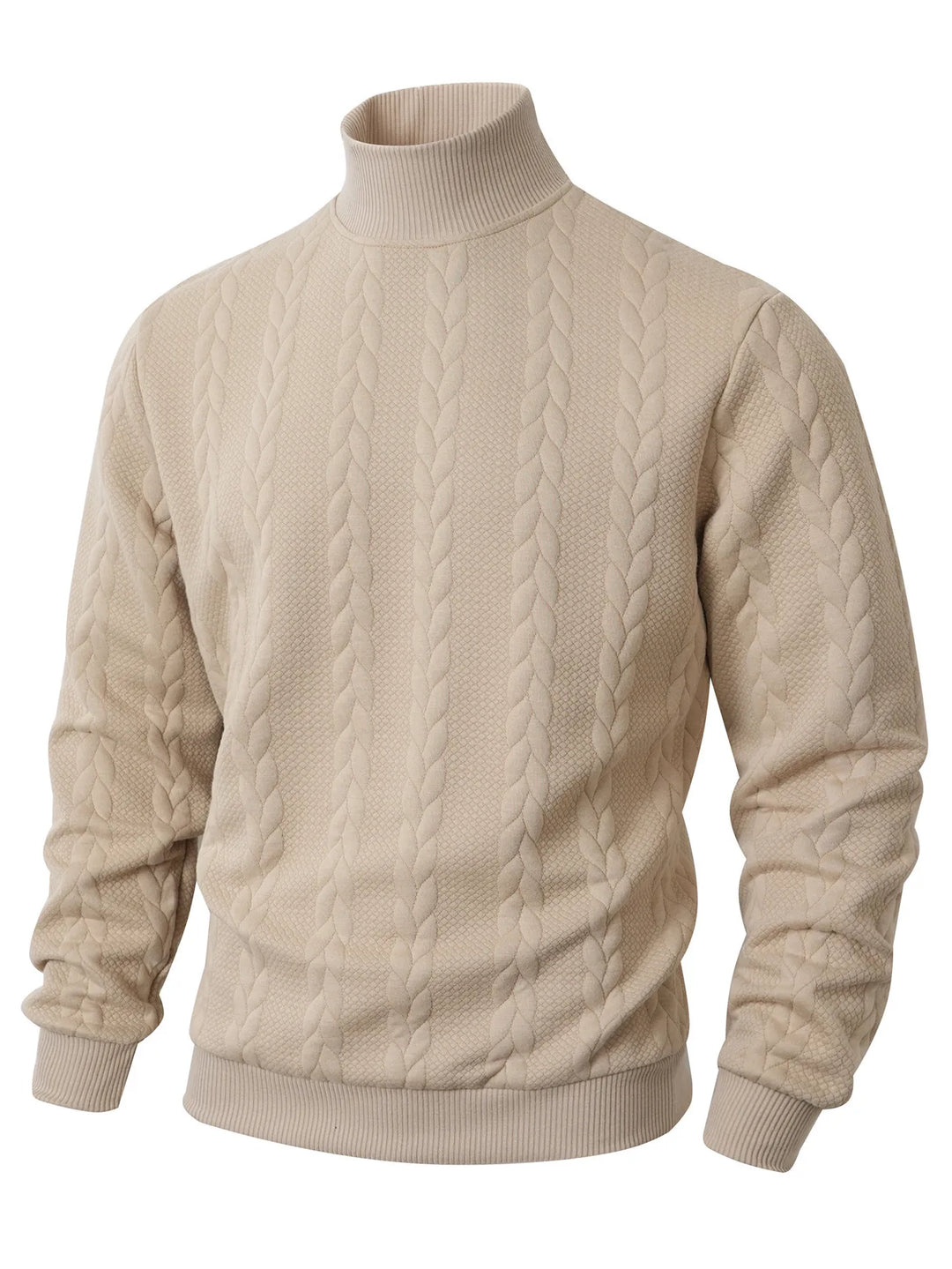 Herren-Strickpullover mit Rollkragen - Matteo
