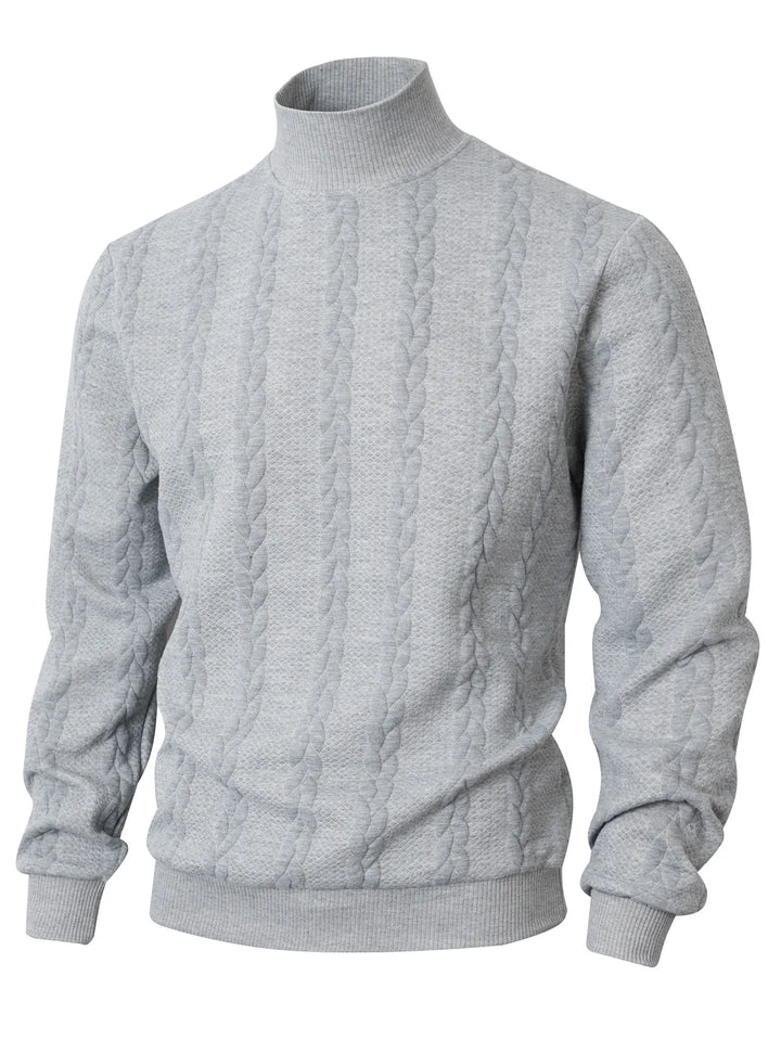 Herren-Strickpullover mit Rollkragen - Matteo