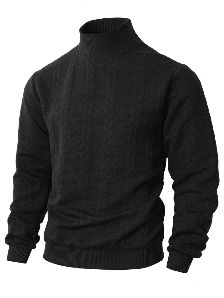 Herren-Strickpullover mit Rollkragen - Matteo