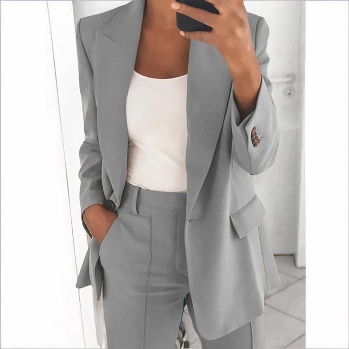 Damen Blazer-Set Jacke und Hose elegant - Gretchen