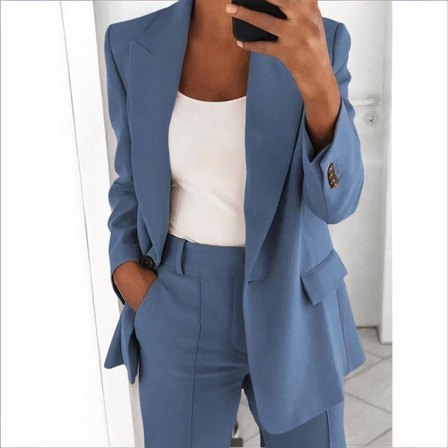 Damen Blazer-Set Jacke und Hose elegant - Gretchen