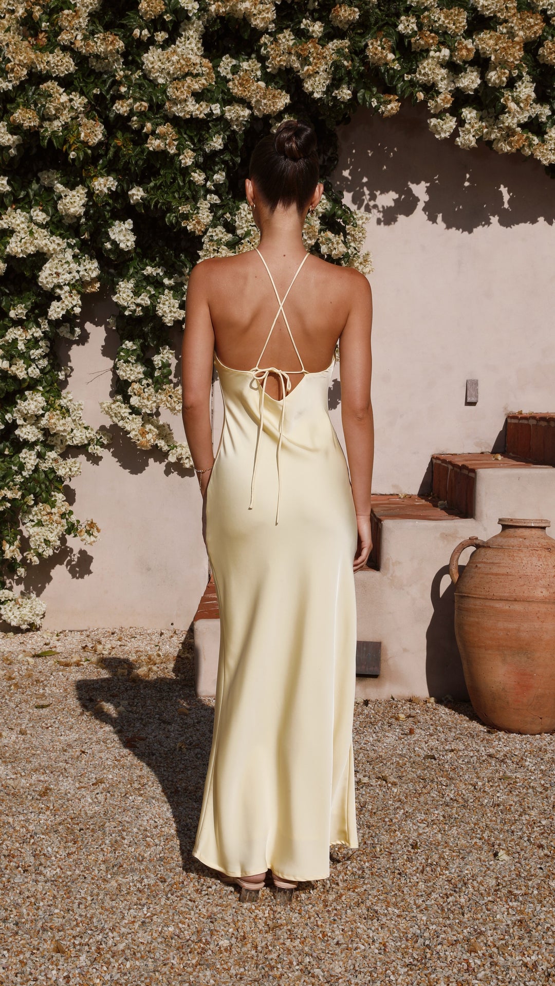 Langes Halter-Partykleid für Damen – Marce