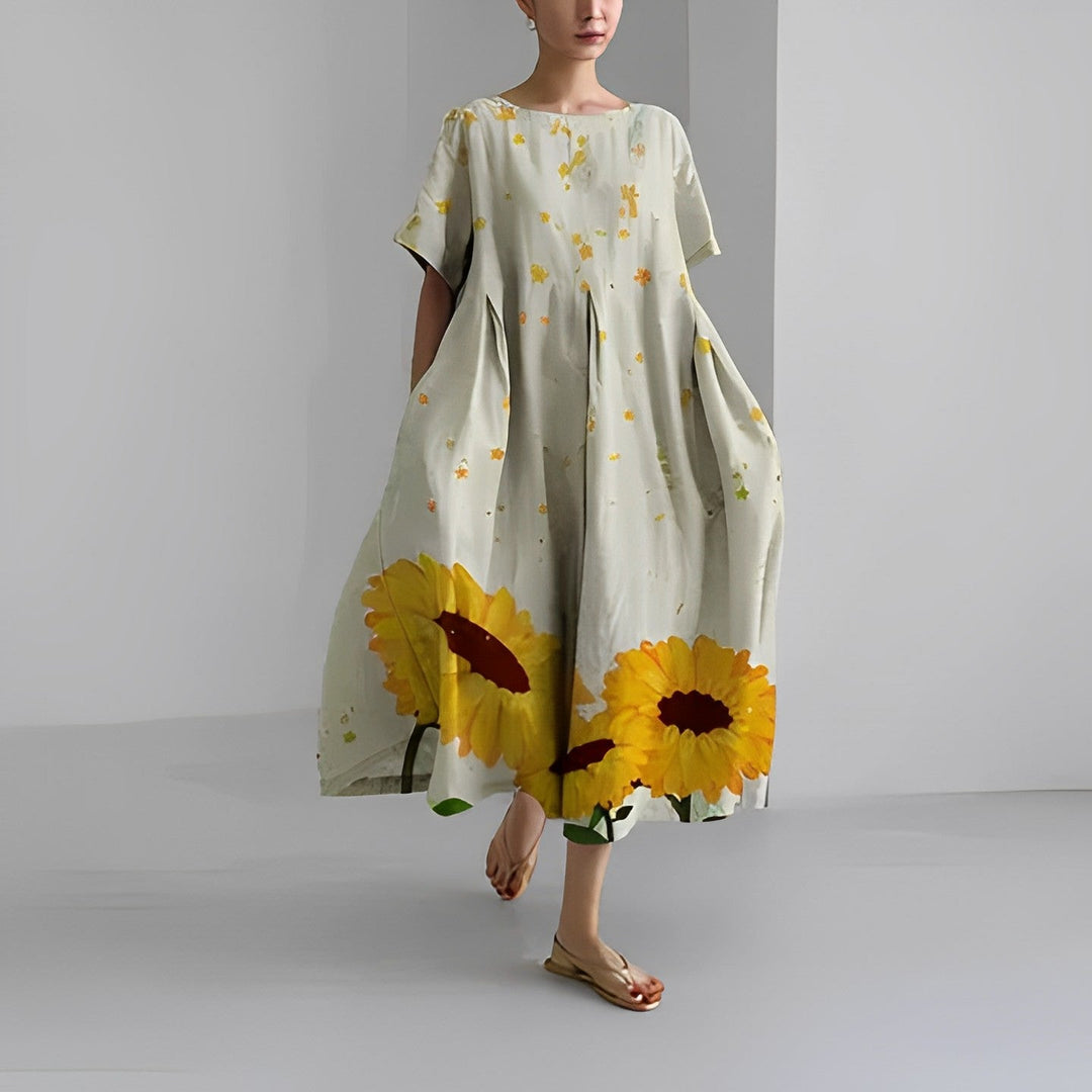 Katarina – Boho-Blumenkleid für einen stilvollen Auftritt