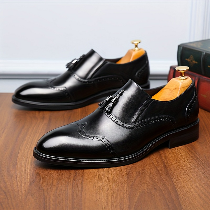 Herrenschuhe mit klassischem Design und Quasten - Almeric