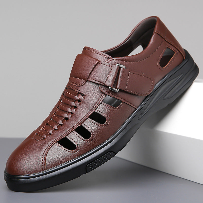 Herrensandalen mit Klettverschluss und belüftetem Design - Bruno