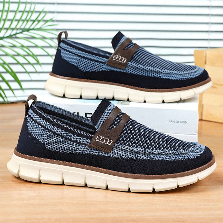 Geflochtene Herren-Slipper mit Ristband und flexibler Sohle - Bill