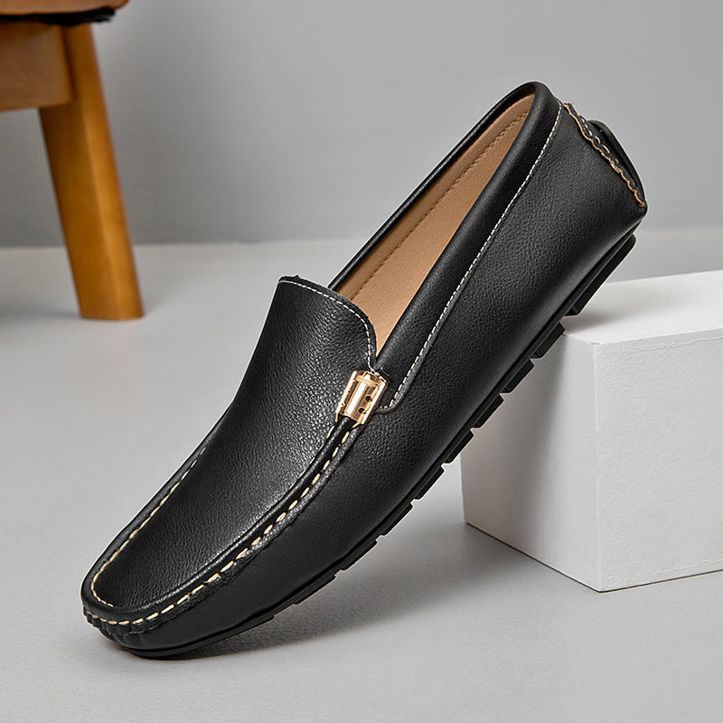Herren Slipper veganes Leder Metallbeschläge - Altieri