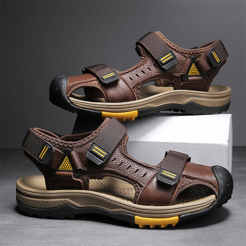 Ergonomische Herren-Outdoor-Sandalen mit verstellbarem Halt - Pierre