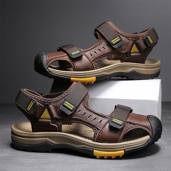 Ergonomische Herren-Outdoor-Sandalen mit verstellbarem Halt - Pierre
