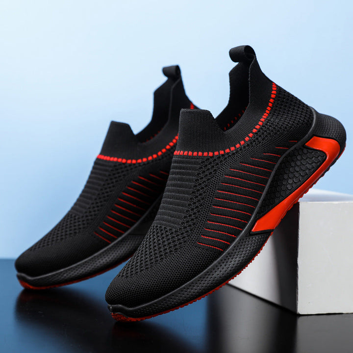 Slip-on-Turnschuhe für Männer aus leichtem Stoff mit seitlichem Halt - Manny